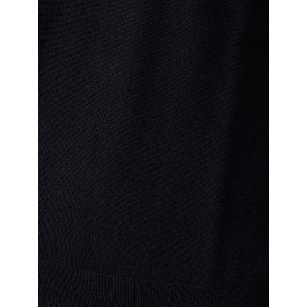 KANGRA Elegant black wool sweater for men