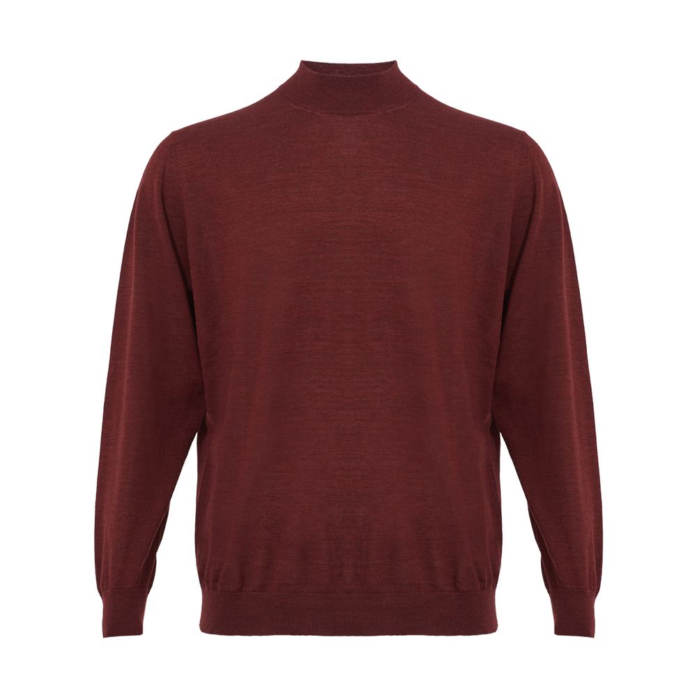 Colombo Eleganter roter Kaschmirpullover für Männer