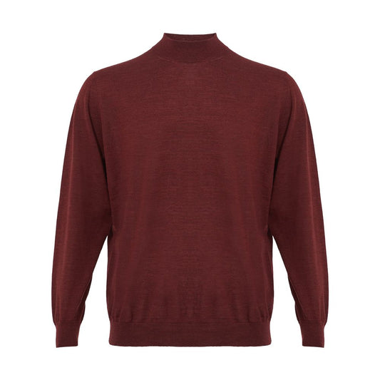 Colombo Eleganter roter Kaschmirpullover für Männer