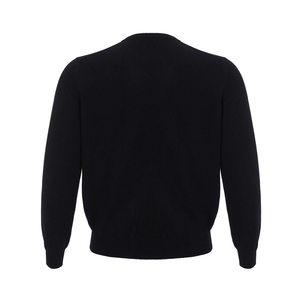 Colombo Cashmere Sweater Black Elegance