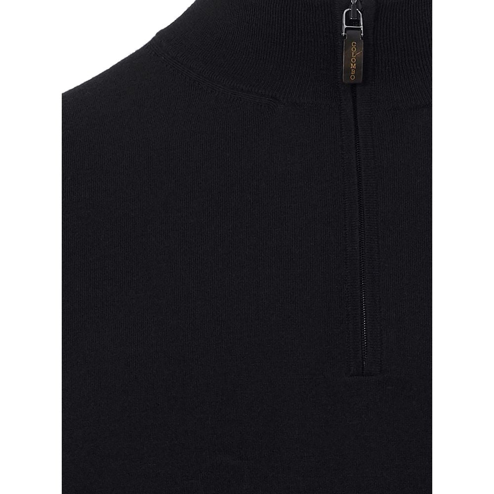 Colombo Italian Cashmere Men's Sweater Luxe Black