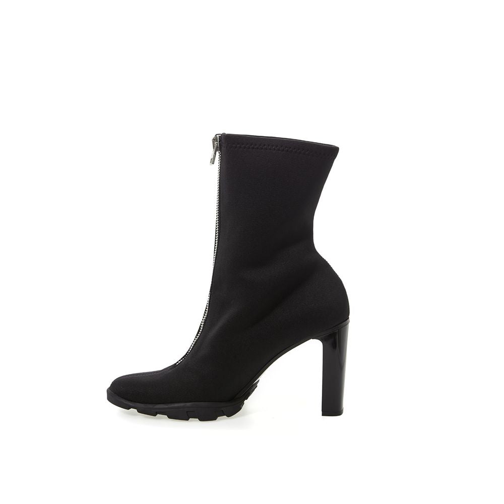 Alexander McQueen Slim Neoprene Leather Boots