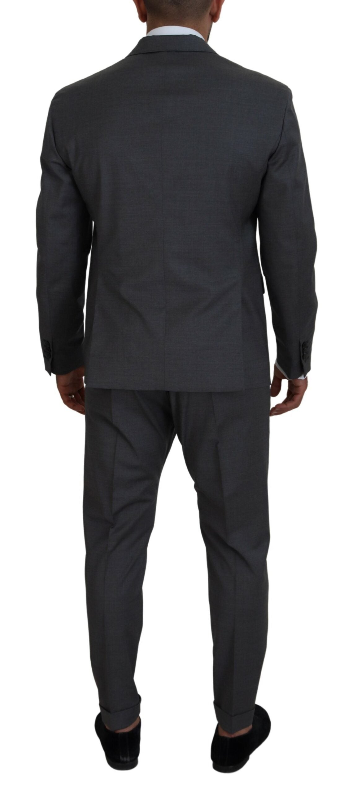 Dsquared² Grey single-breasted 2-piece CIPRO wool suit