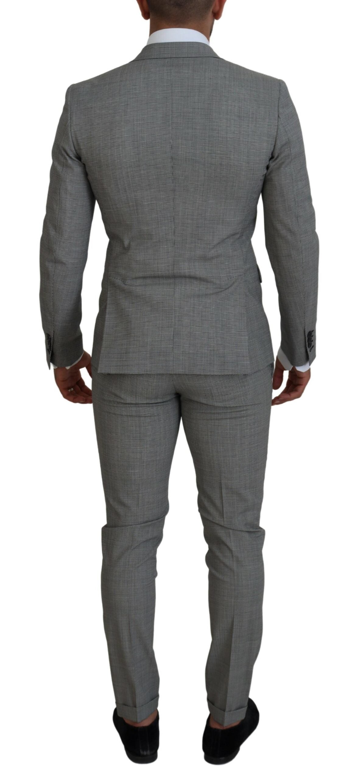 Dsquared² Grey single-breasted 2-piece PARIS suit in wool