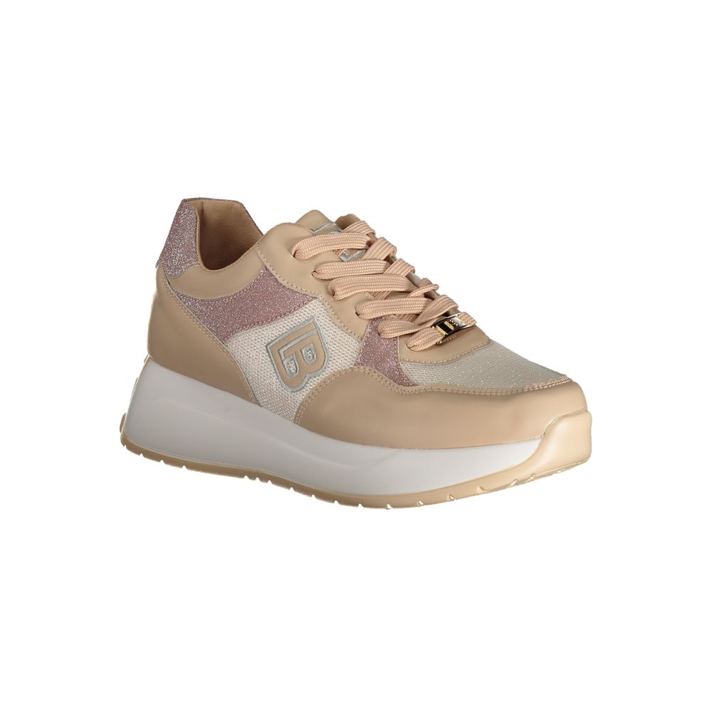 Laura Biagiotti Beige Polyester Sneakers