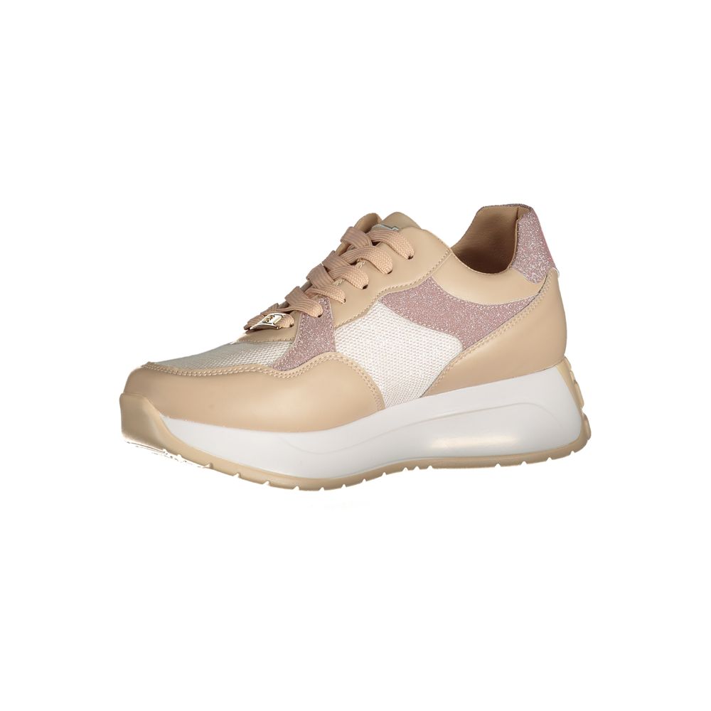 Laura Biagiotti Beige Polyester Sneakers