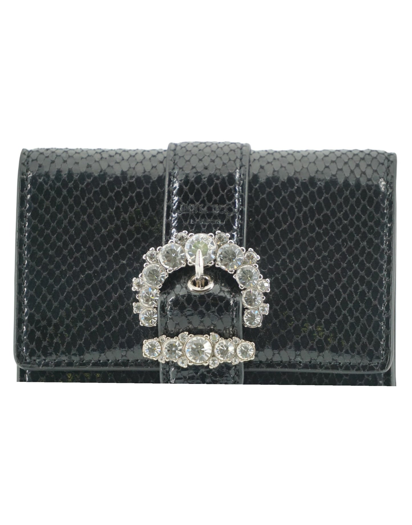 Jimmy Choo Black Leather Wallet Cheri