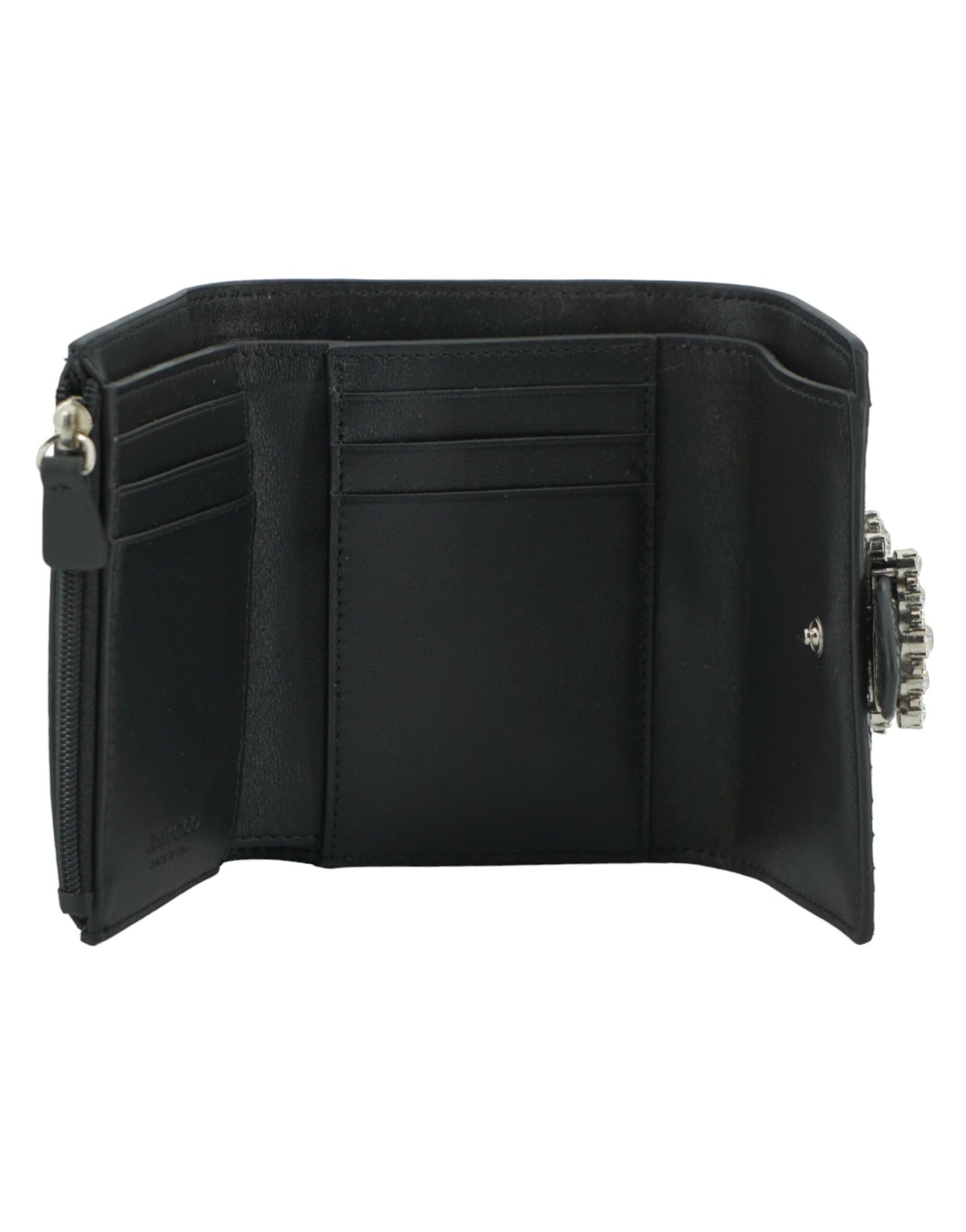 Jimmy Choo Black Leather Wallet Cheri