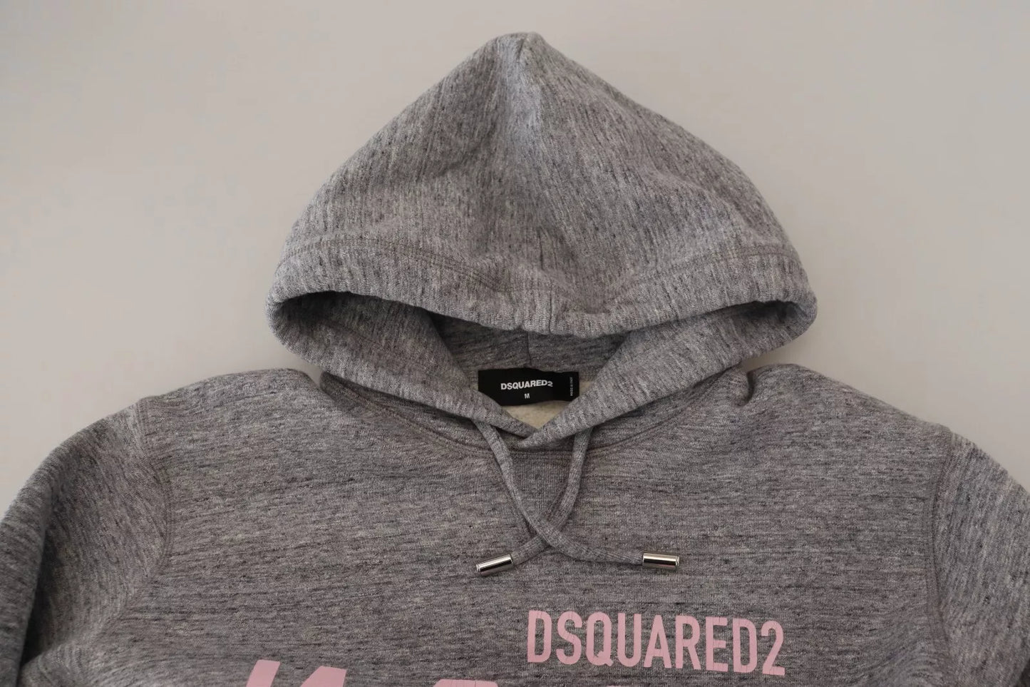 Dsquared² Grey Cotton Hooded Sweater for Men