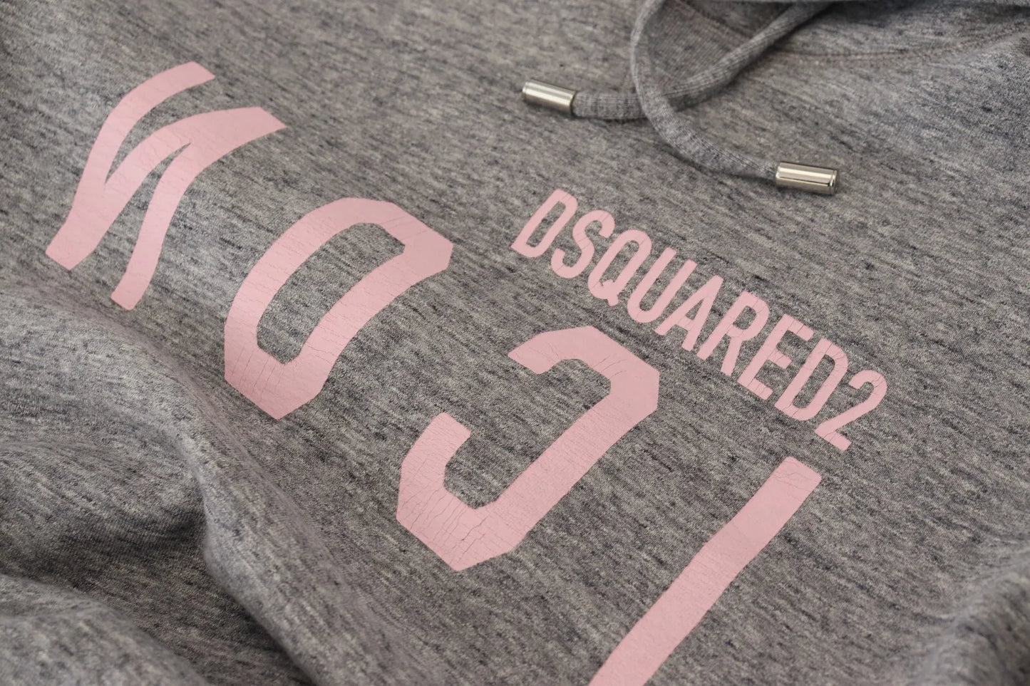 Dsquared² Grey Cotton Hooded Sweater for Men