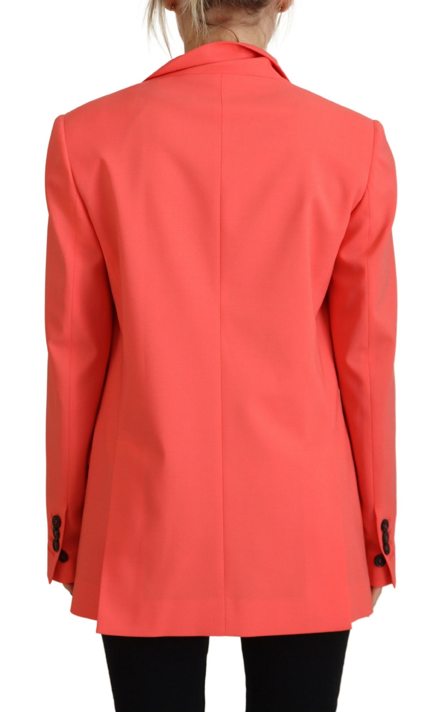 Dsquared² Rosa doppelreihiger Mantel Blazer Jacke