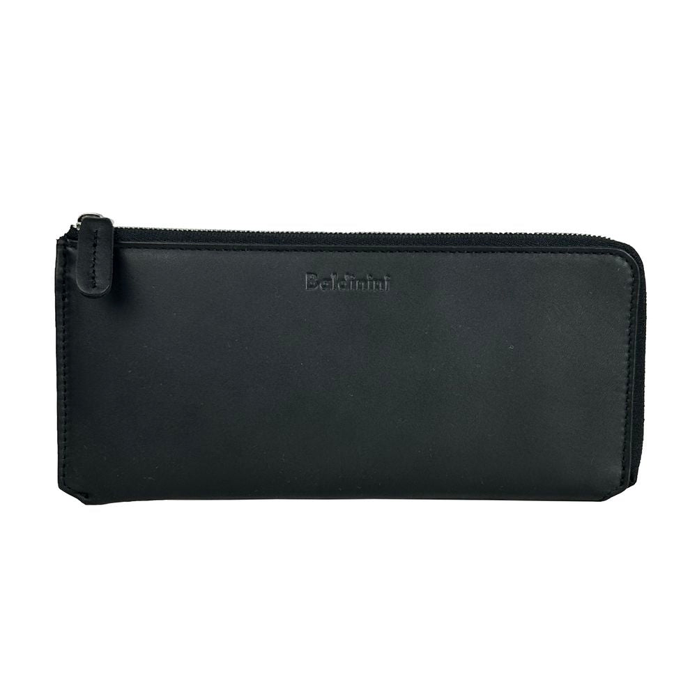 Baldinini Trend Elegant travel organizer made of black leather