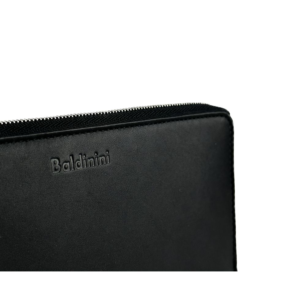 Baldinini Trend Elegant travel organizer made of black leather