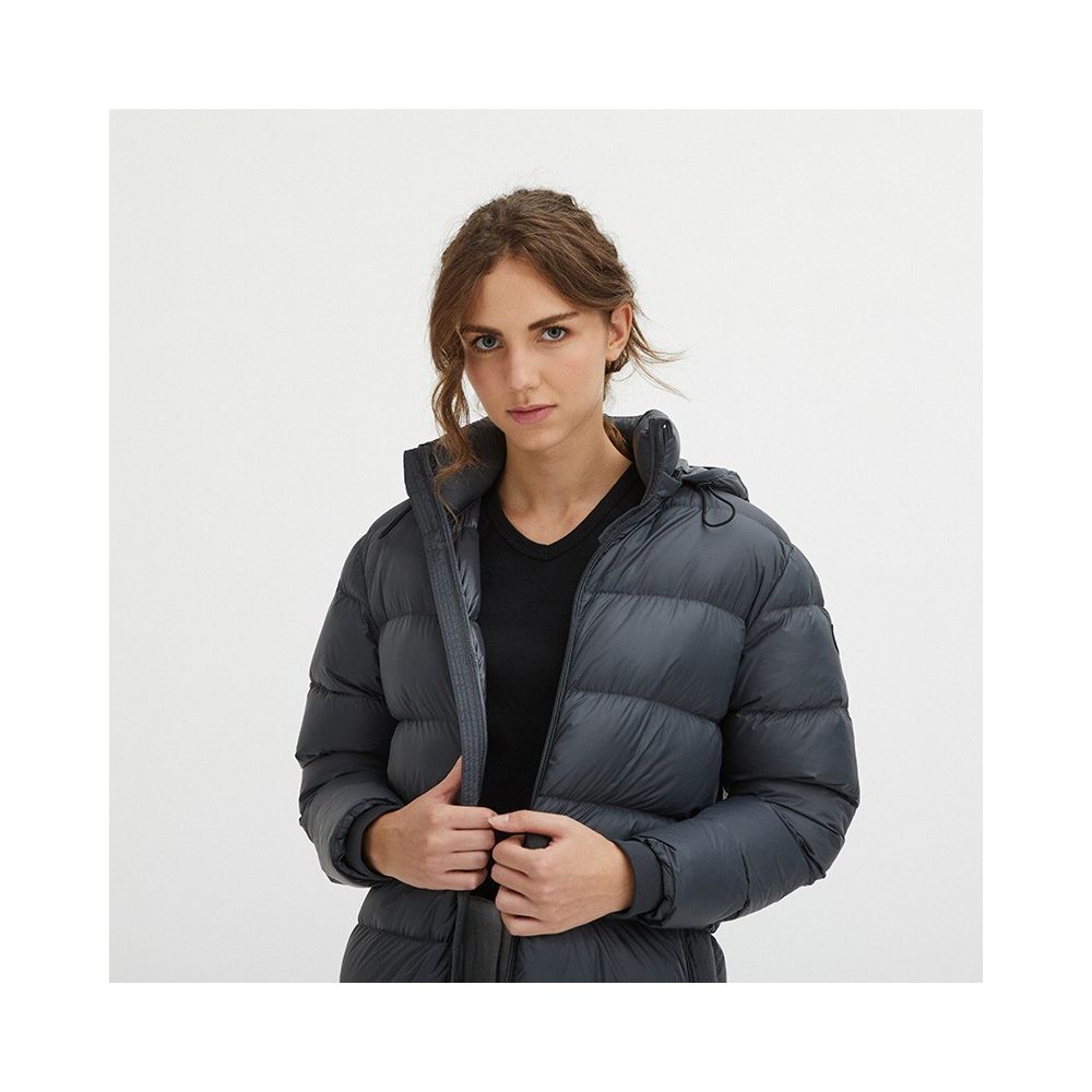 Centogrammi Grey Nylon Women Jacket