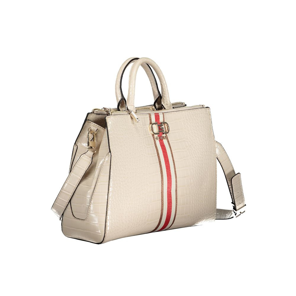 Guess Jeans Beige Polyethylen Handtasche