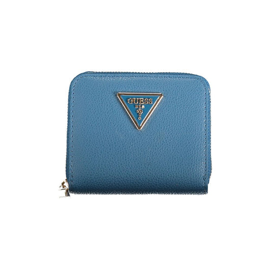 Guess Jeans wallet made of blue polyethylene