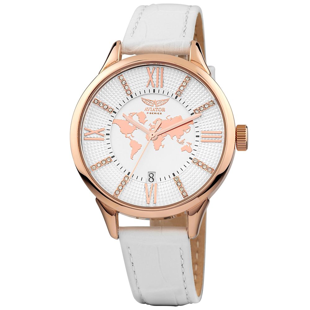 Aviator Rose Gold ladies watch