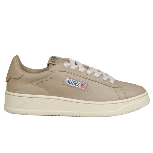 Autry Beige Leather Di Capra Sneakers