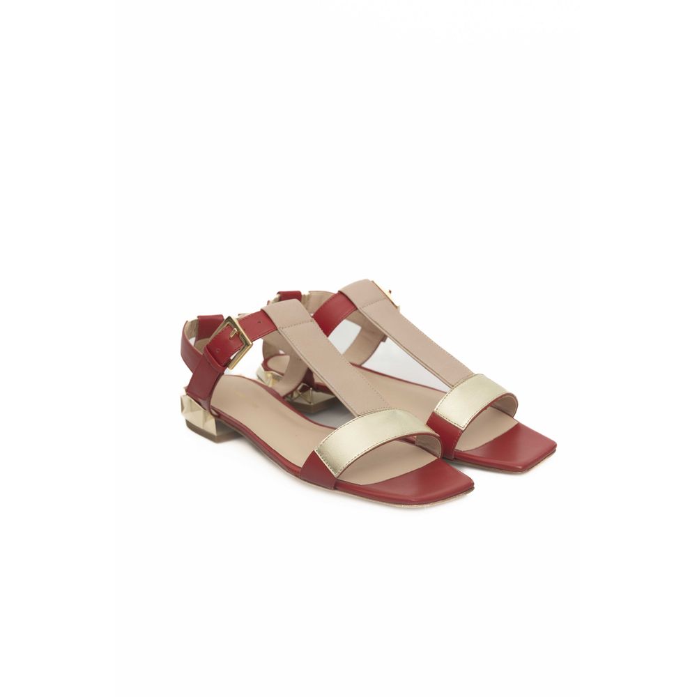 Cerruti 1881 Red Goatskin Women's Sandal