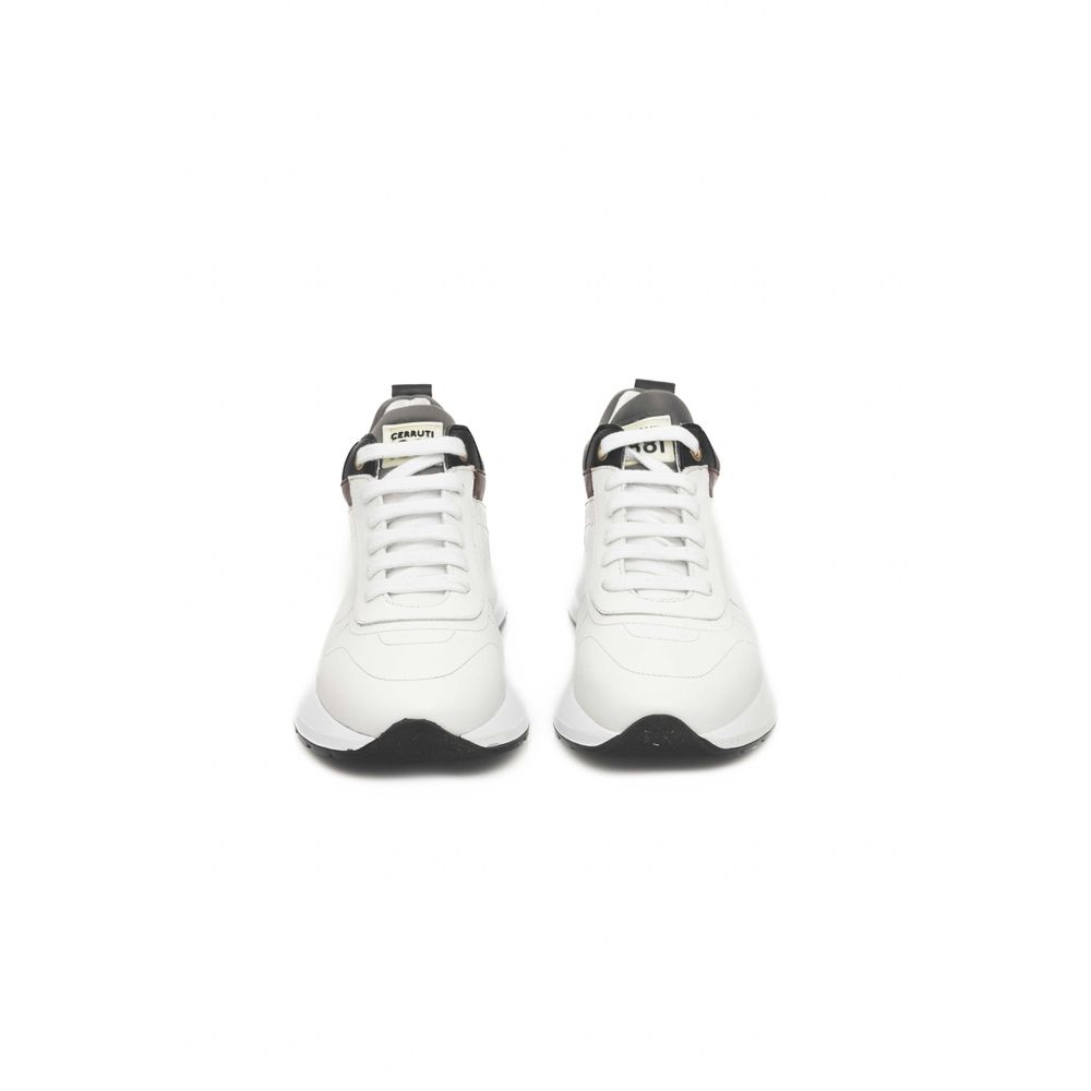 Cerruti 1881 White Leather Women's Sneakers