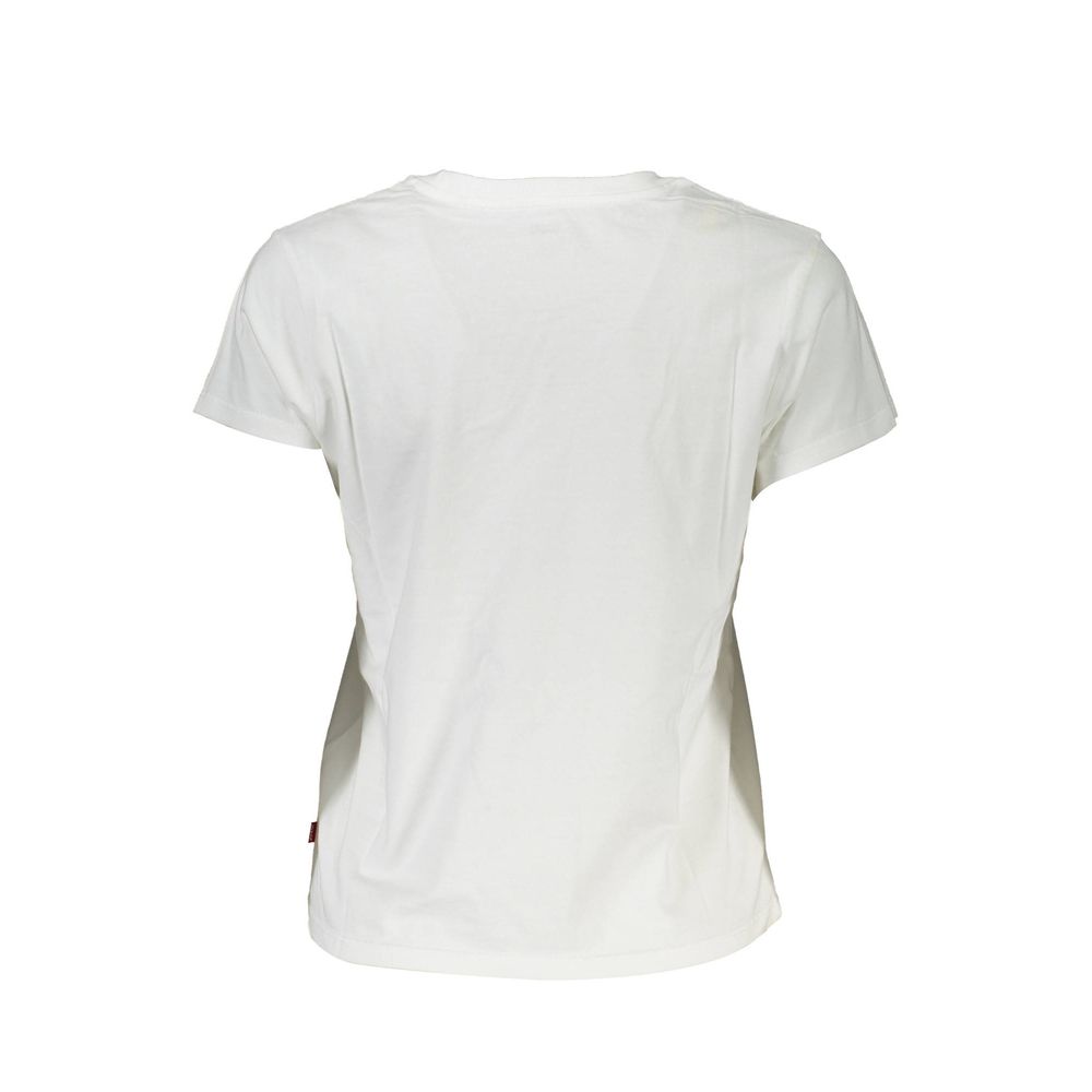 Levi's White Cotton Tops &amp; T-Shirt