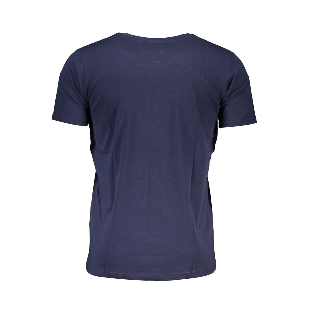 Scuola Nautica T-shirt in blue cotton