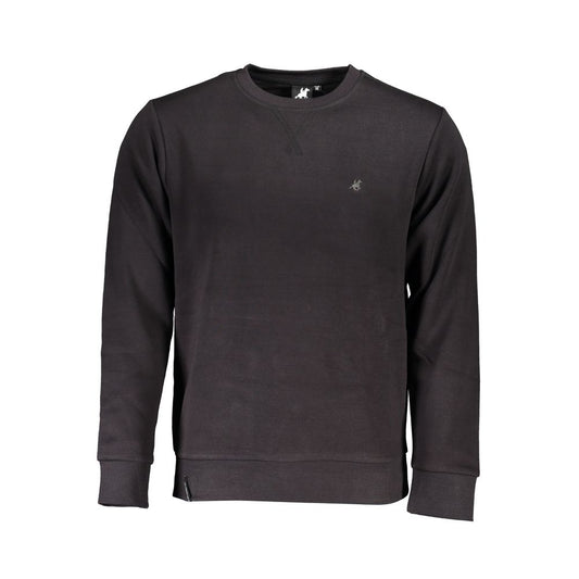 US Grand Polo Black Cotton Sweater