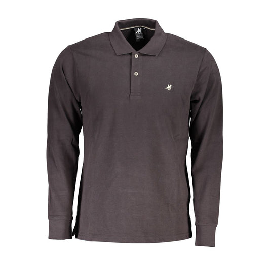 US Grand Polo Gray Cotton Polo Shirt