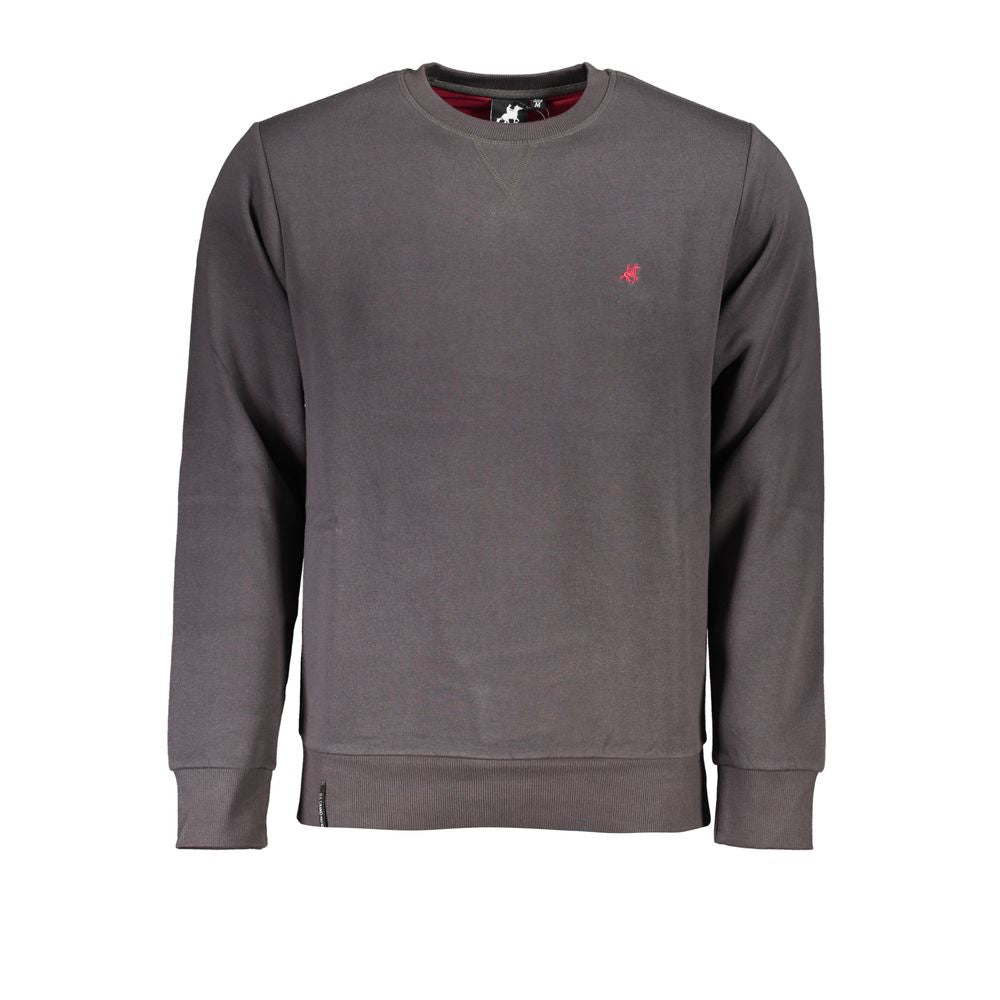 US Grand Polo Gray Cotton Sweater