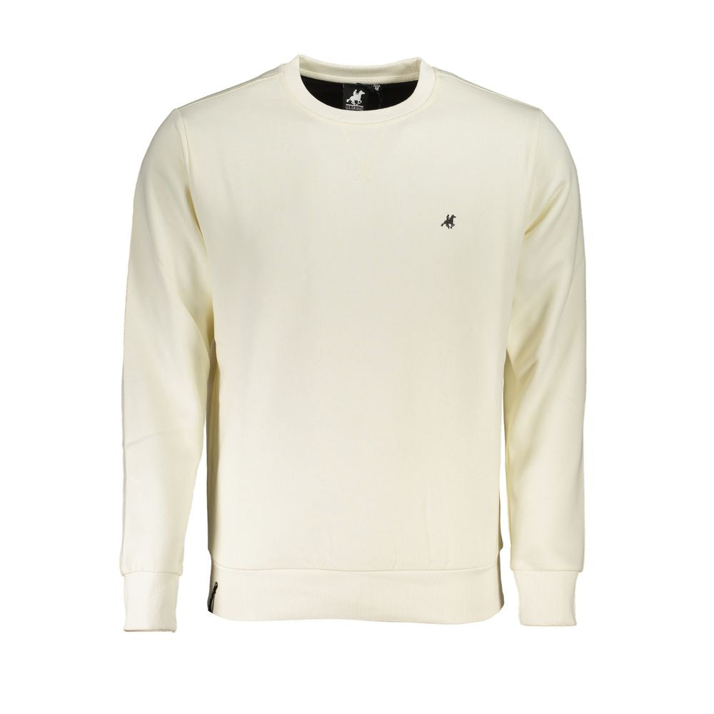 US Grand Polo White Cotton Sweater