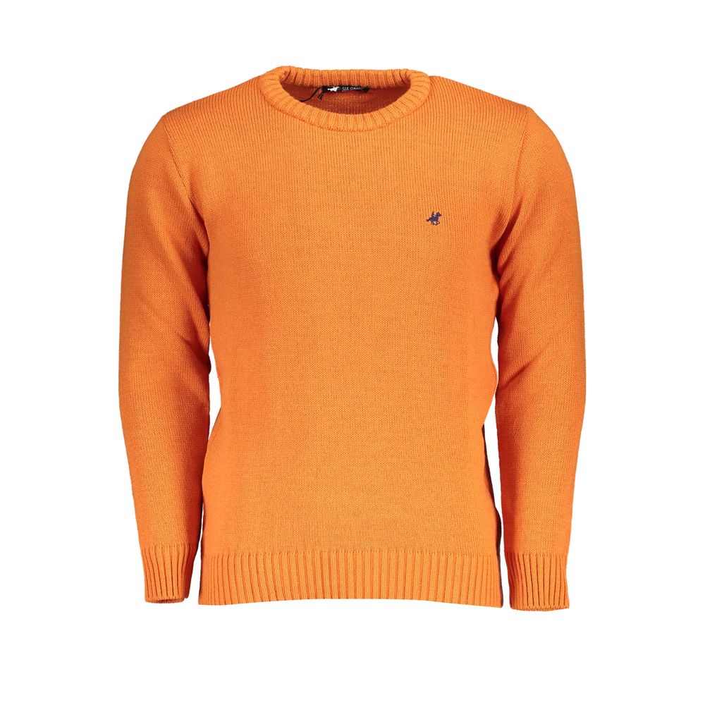 US Grand Polo Orange fabric sweater