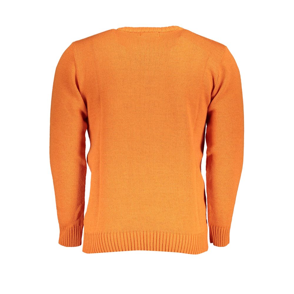 US Grand Polo Orange fabric sweater