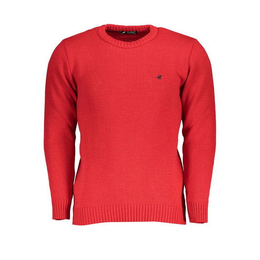 US Grand Polo Red Fabric Sweater