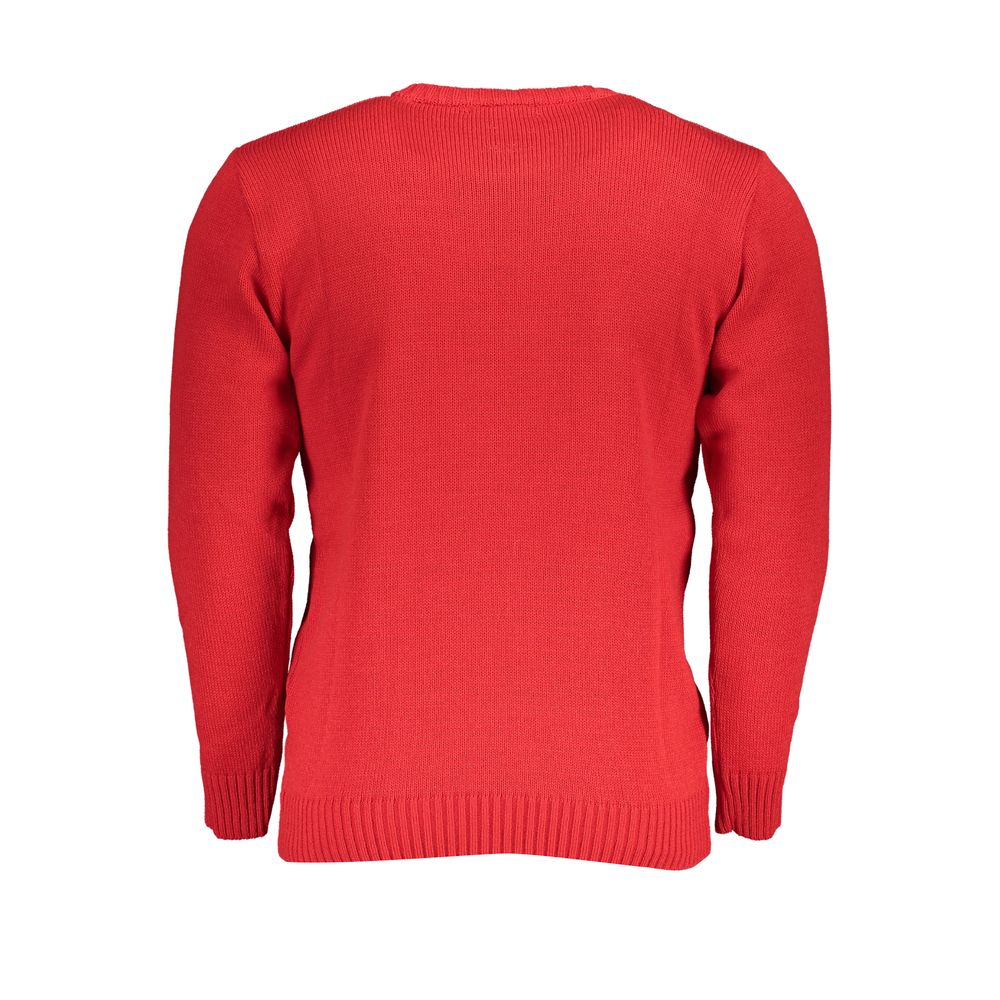 US Grand Polo Red Fabric Sweater