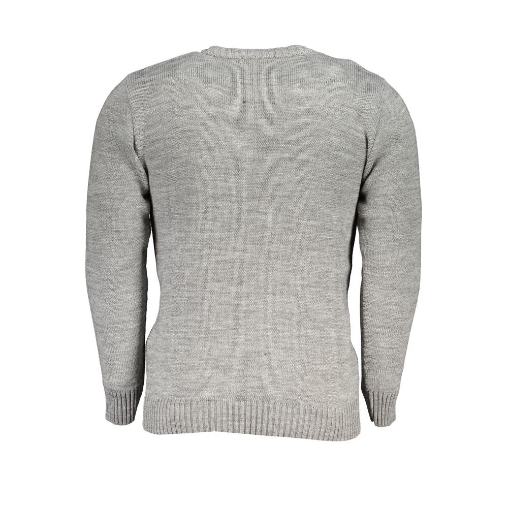 US Grand Polo Gray Fabric Sweater