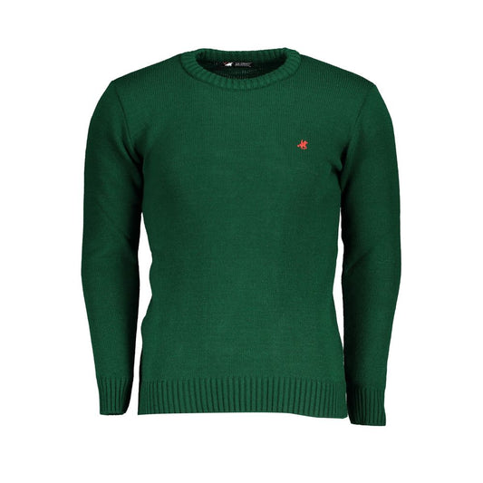 US Grand Polo Green Fabric Sweater