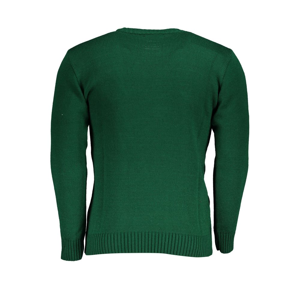 US Grand Polo Green Fabric Sweater