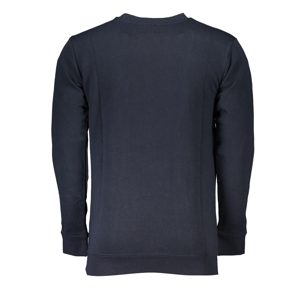 Cavalli Class Blauer Baumwollpullover