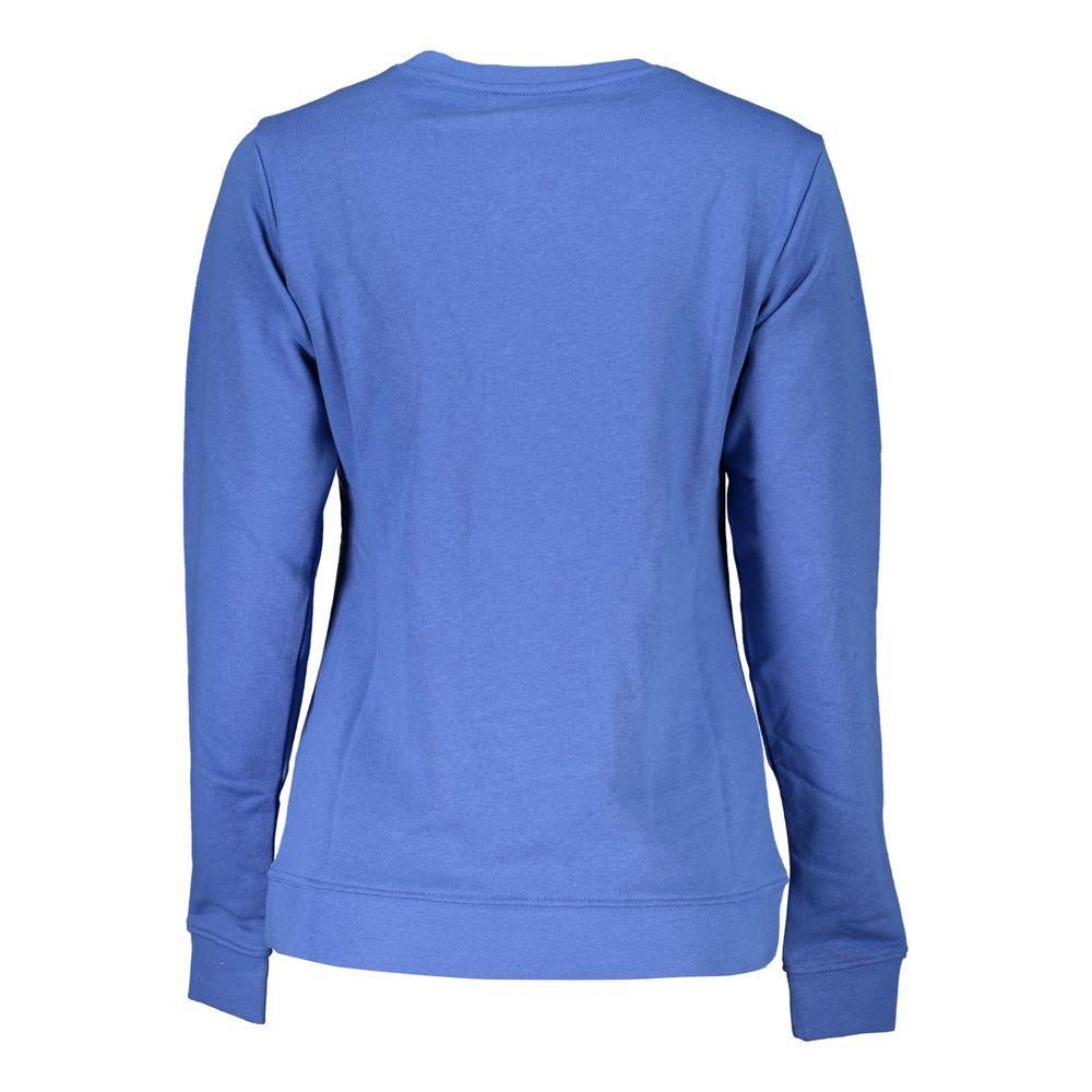 Cavalli Class Blauer Baumwollpullover