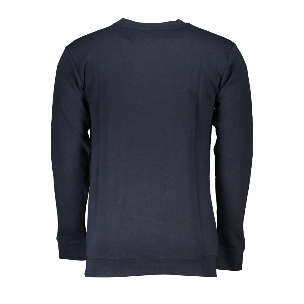 Cavalli Class Blauer Baumwollpullover