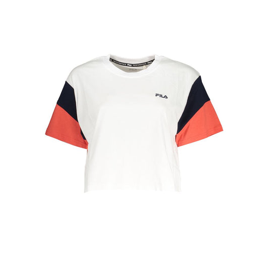 Fila White Cotton Tops &amp; T-Shirt