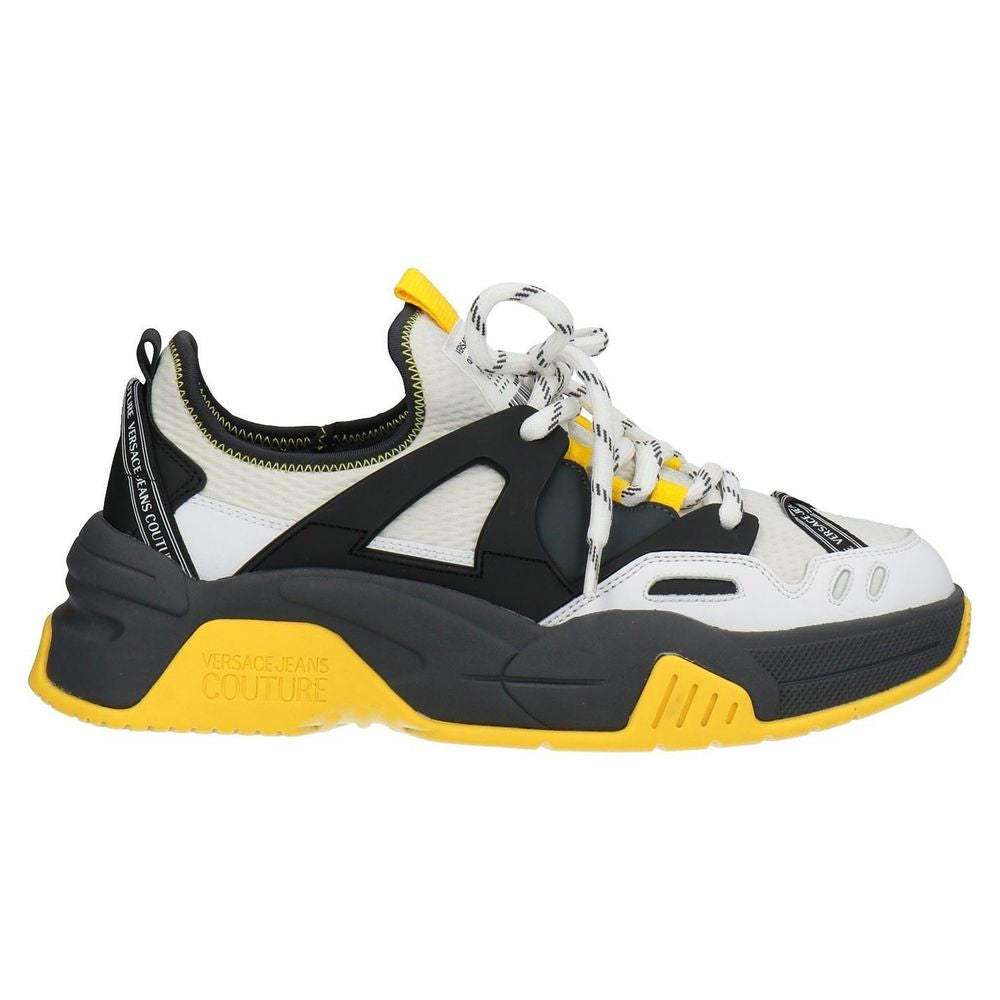 Versace Jeans Yellow Nylon Sneakers