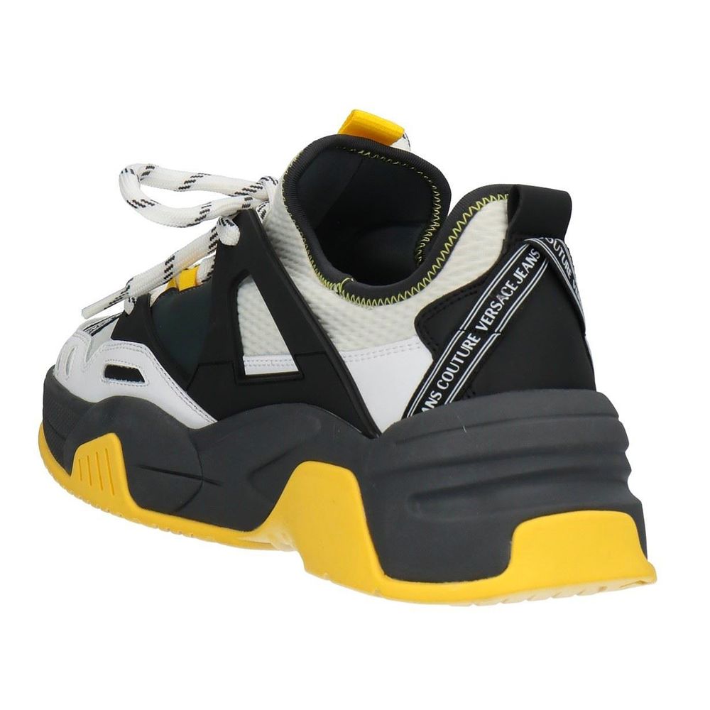 Versace Jeans Yellow Nylon Sneakers