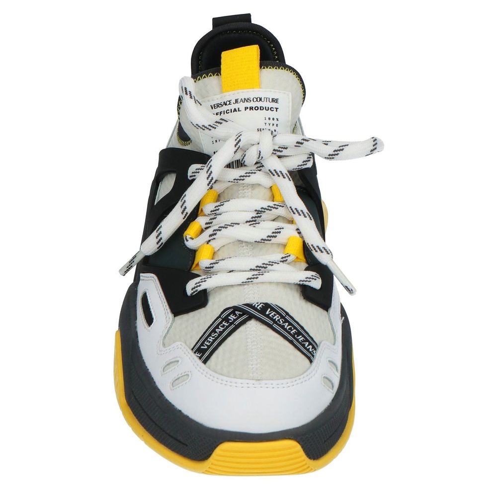 Versace Jeans Yellow Nylon Sneakers