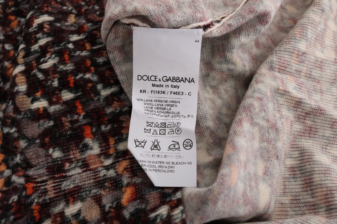 Dolce &amp; Gabbana sleeveless multicolor wool knit top