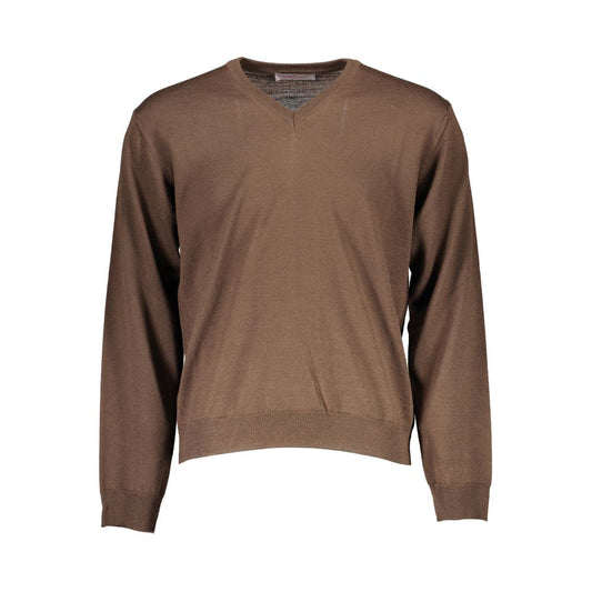 Romeo Gigli Brauner Wollpullover