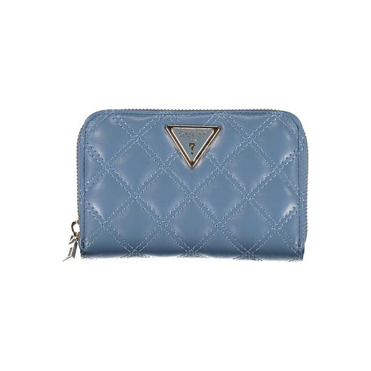 Guess Jeans wallet made of blue polyethylene