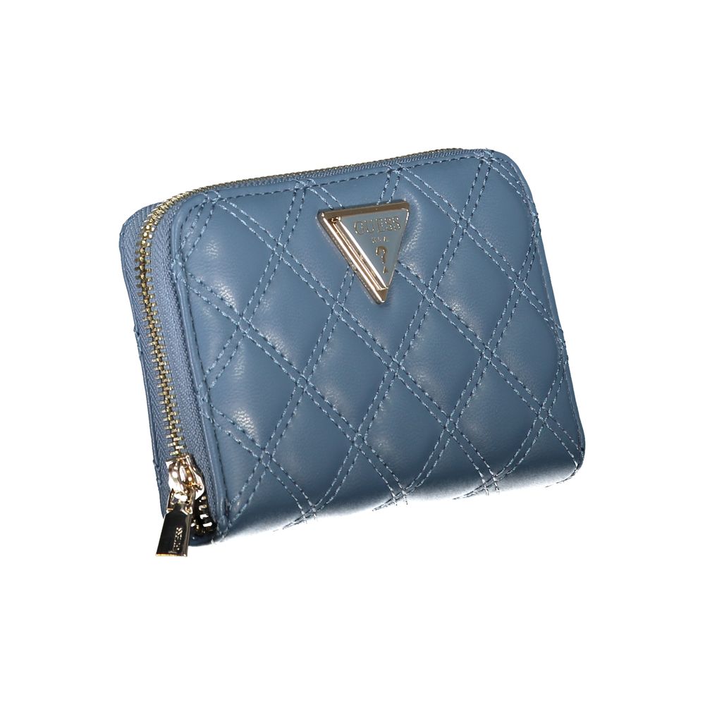 Guess Jeans wallet made of blue polyethylene