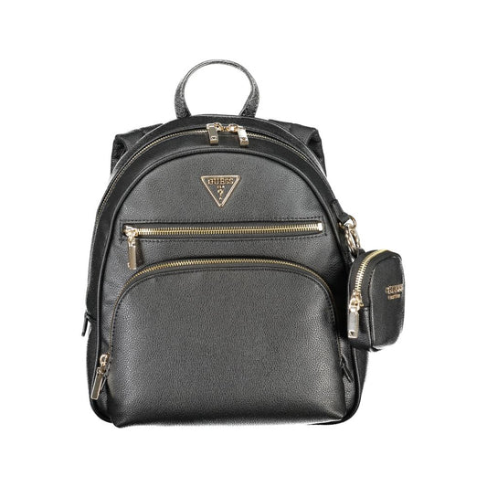 Guess Jeans Schwarzer Polyethylen-Rucksack