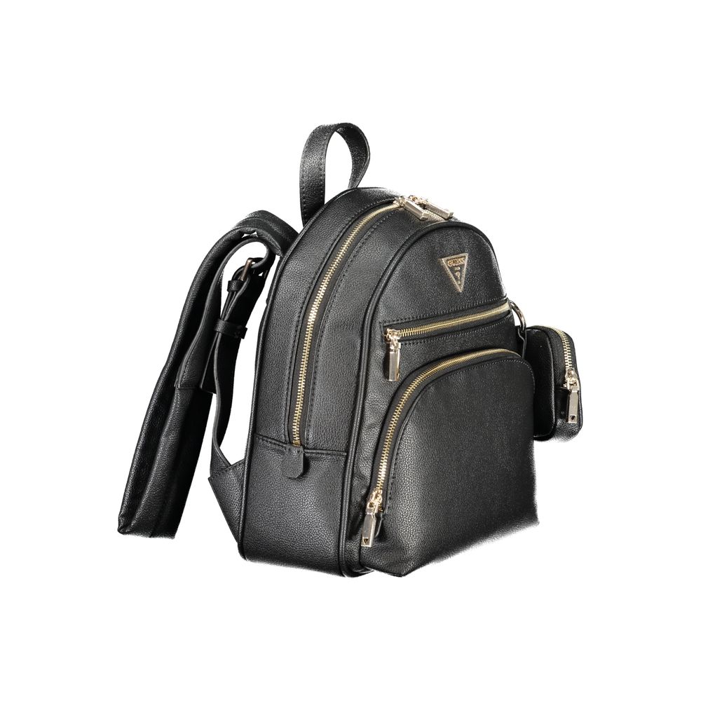 Guess Jeans Schwarzer Polyethylen-Rucksack